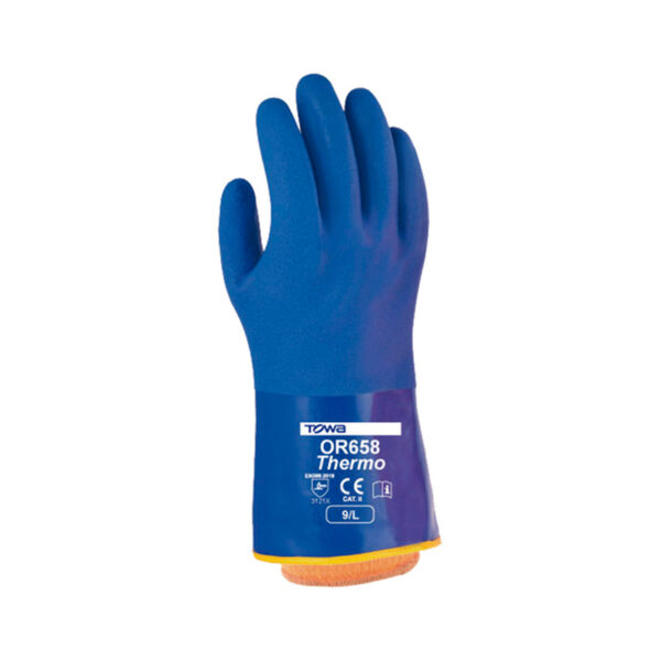 GUANTE TERMICO PVC TOWA OR 658 30 CM - Imagen 2