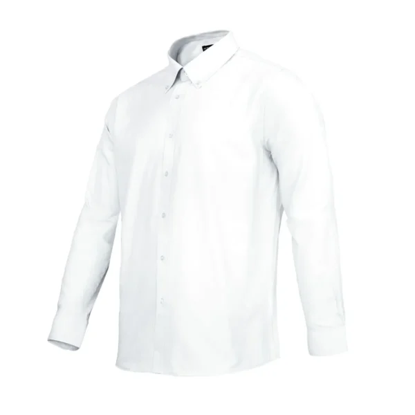 CAMISA ACTIVEX OXFORD MANGA LARGA BLANCA UV - Imagen 2