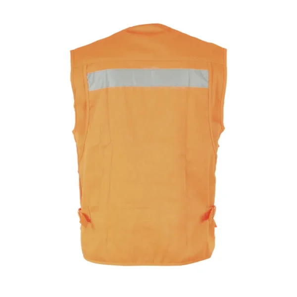 CHALECO GEOLOGO CANVAS NARANJO - Imagen 3