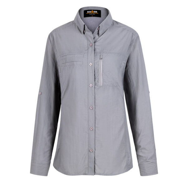 BLUSA KUMEN LODGE GRIS