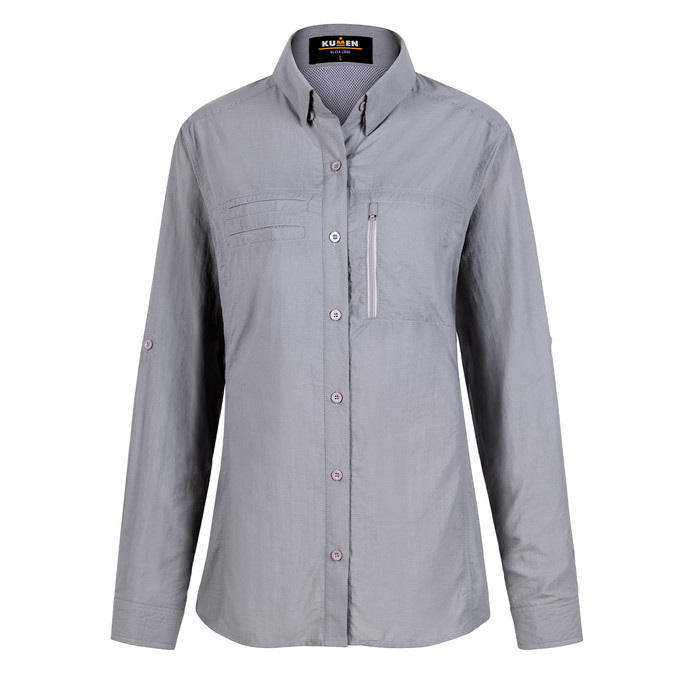 BLUSA KUMEN LODGE GRIS