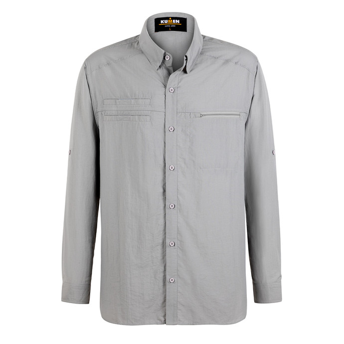CAMISA KUMEN LODGE GRIS