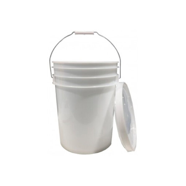 BALDE BLANCO DE 20 LT CON TAPA