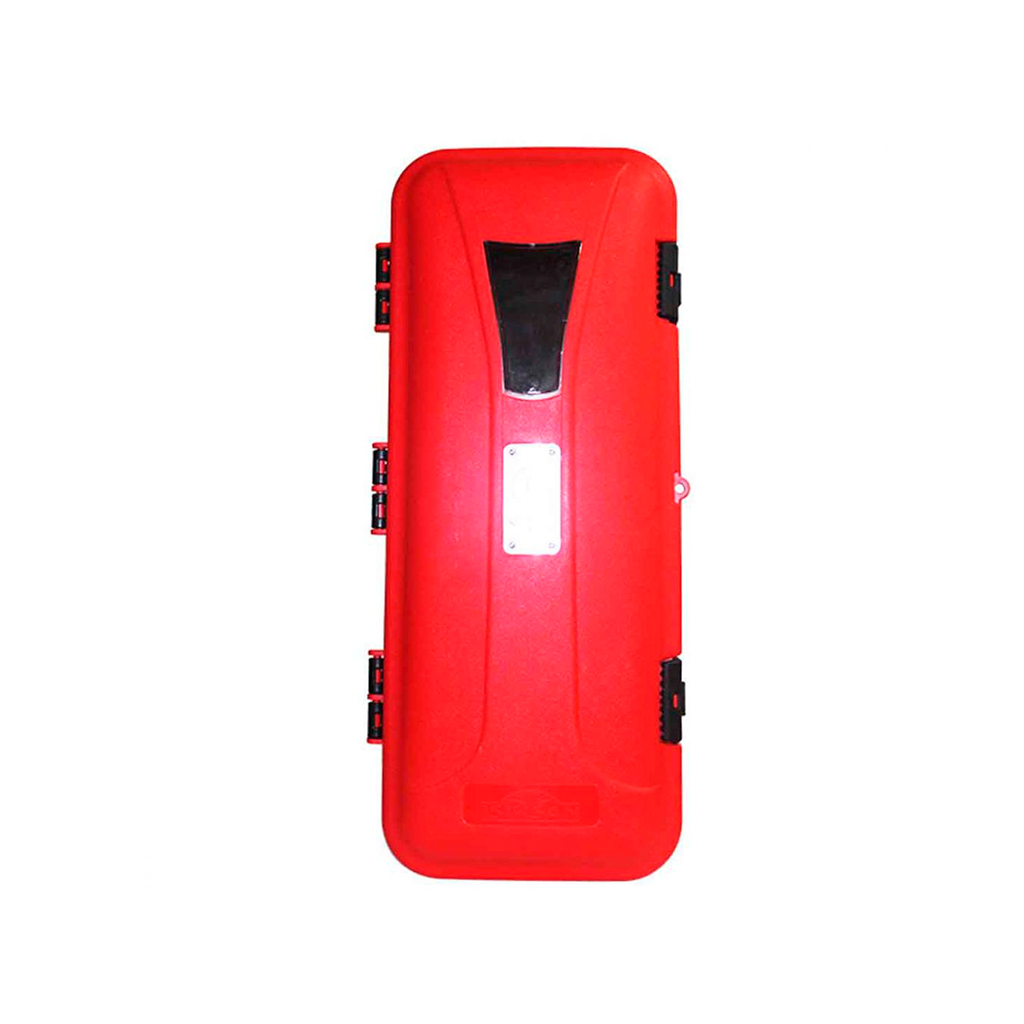 CAJA PORTA EXTINTOR PLÁSTICA DE 8 A 10 KGS