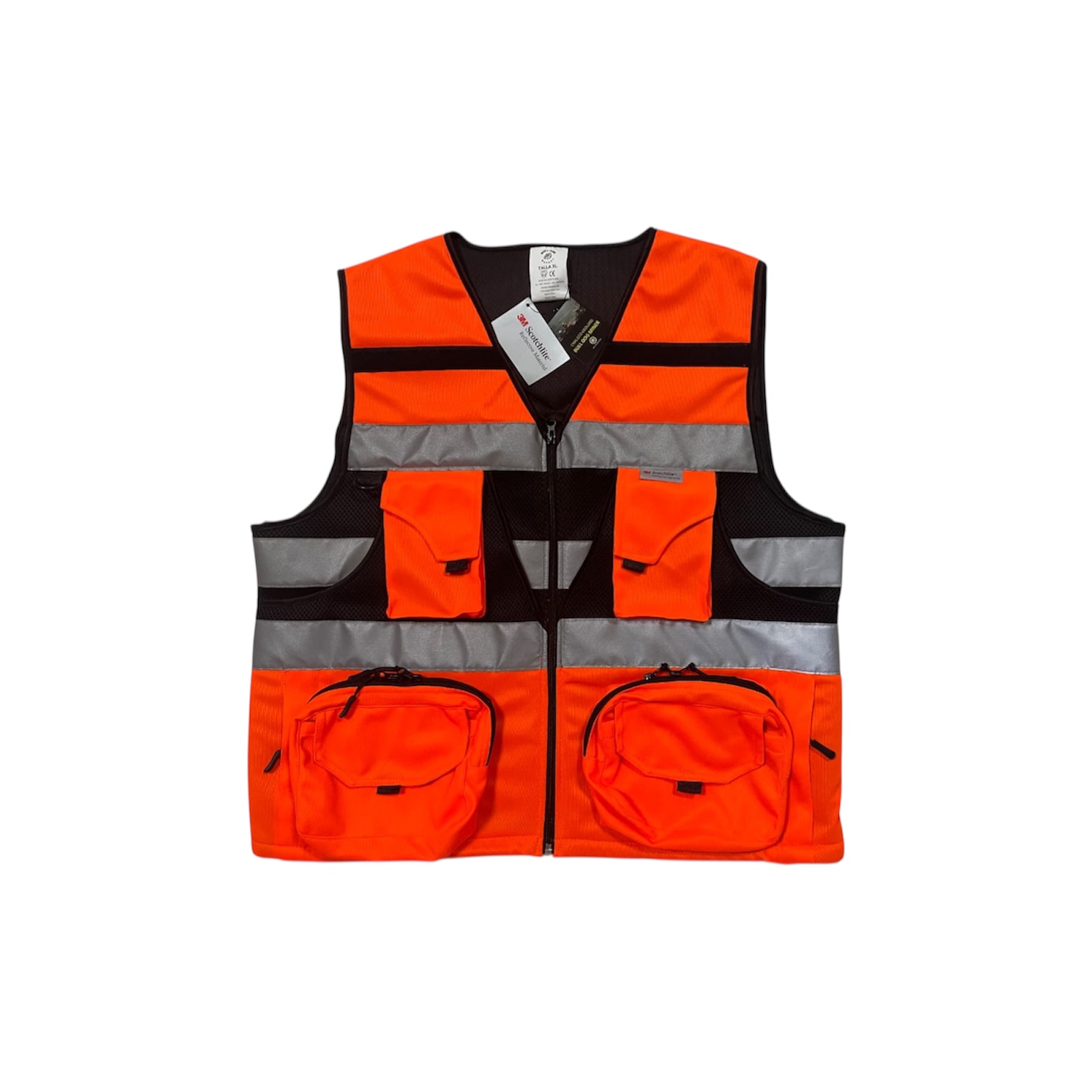 CHALECO GEOLOGO MINERO NARANJO