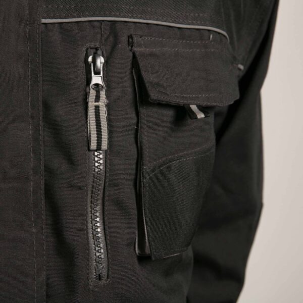 OVEROL CAVAS ACTIUM GRIS NEGRO - Imagen 3