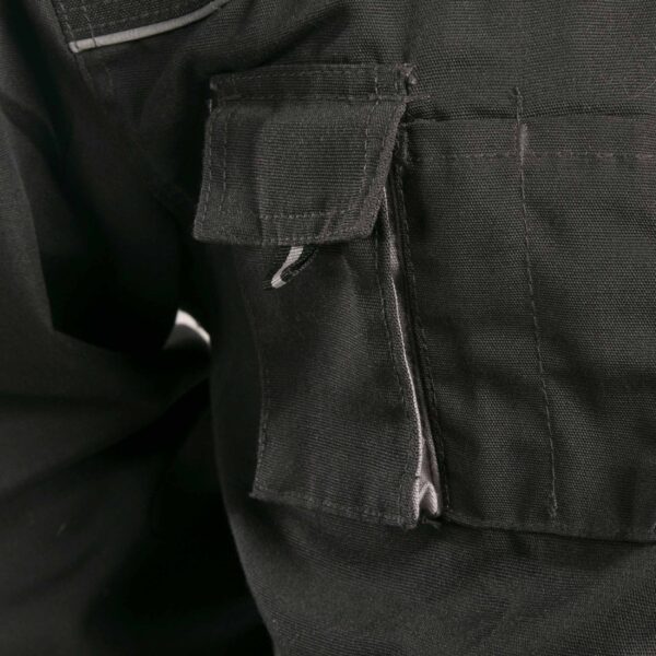 OVEROL CAVAS ACTIUM GRIS NEGRO - Imagen 4