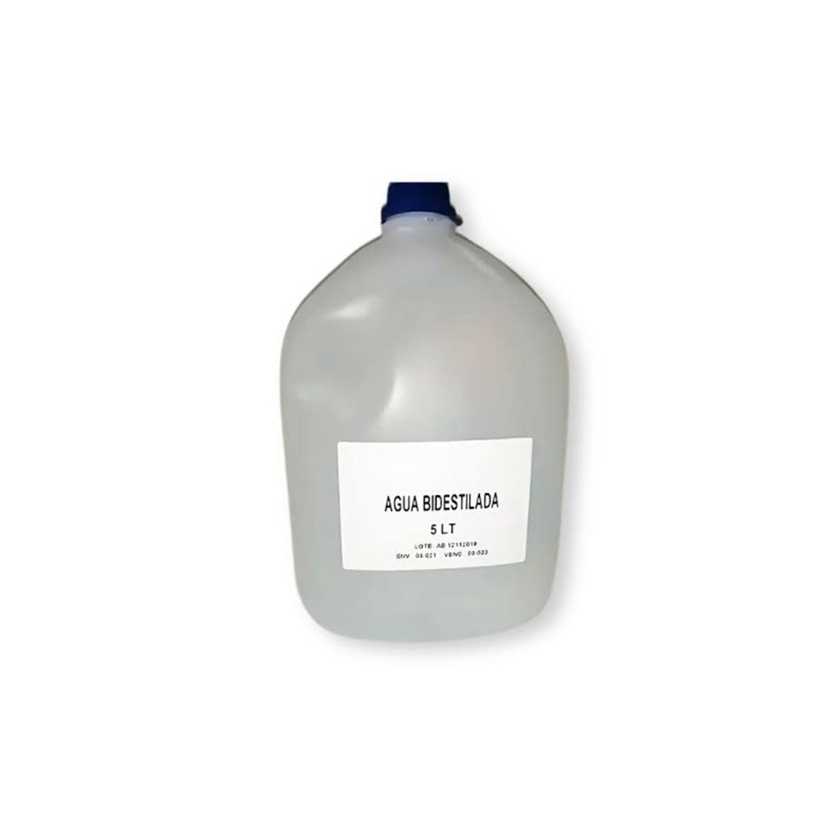 AGUA DESTILADA (DESMINERALIZADA) BIDON 5 LTS