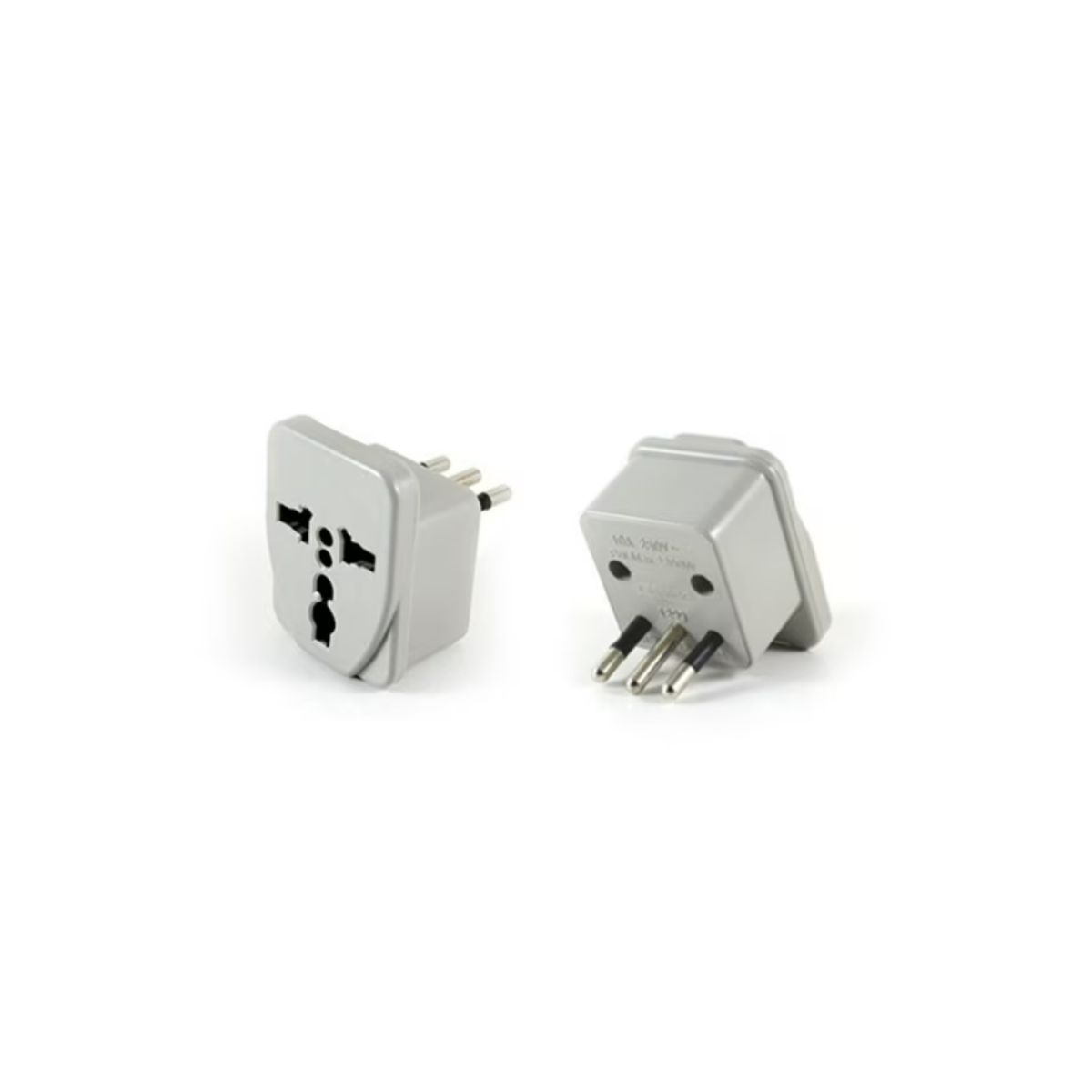 ADAPTADOR MULTINORMA 10 AMPERES GRIS 250 V